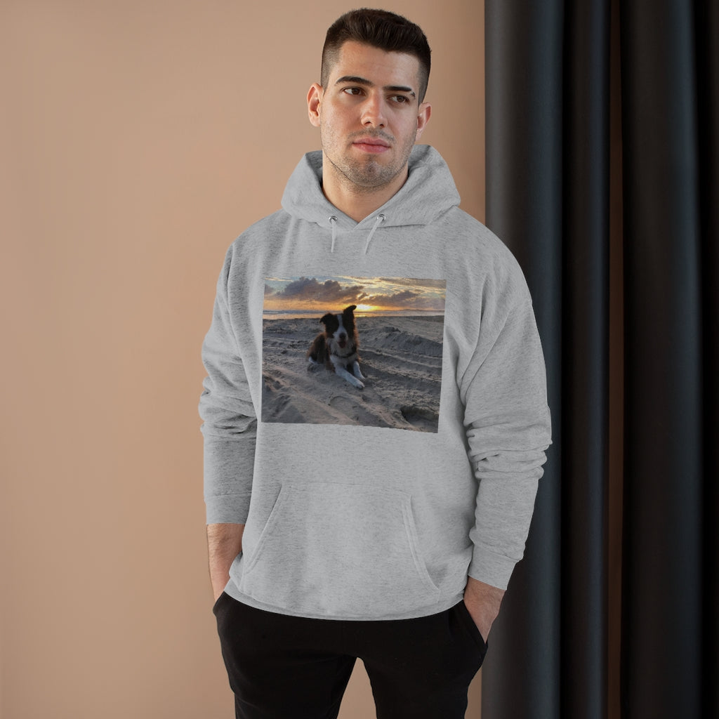 Border Collie Print EcoSmart® Pullover Hoodie Sweatshirt