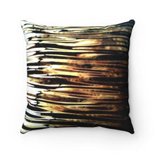 Load image into Gallery viewer, Sunset Over Water Print on Spun Polyester Square Cushion

