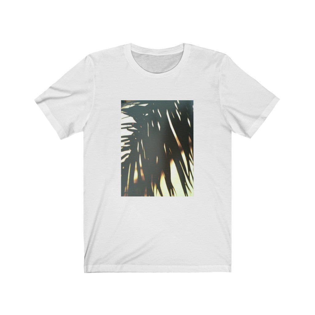 Palm Shadow Print Unisex Jersey Short Sleeve T Shirt