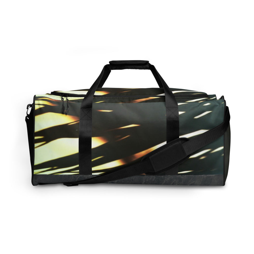 Palm Sunset Print Duffle Bag