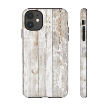 Load image into Gallery viewer, Whitewashed Timber printedTough Case
